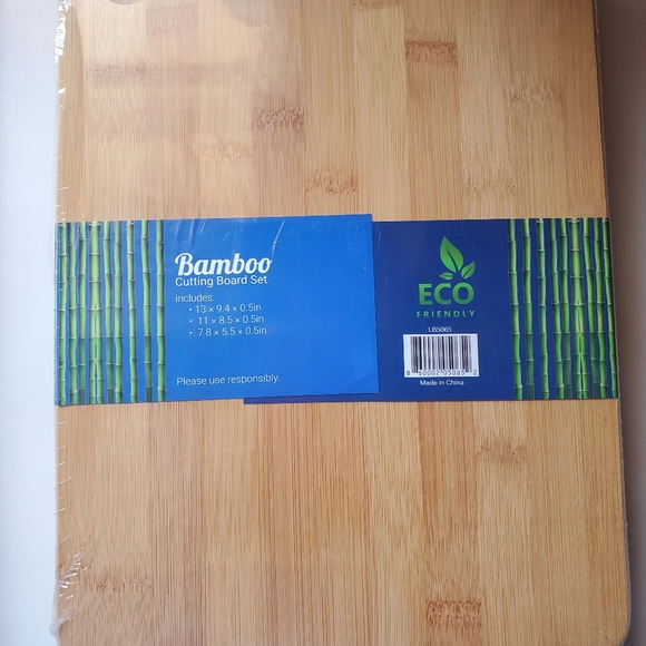 Eco-Friendly Bamboo Cutting Boards, Set of 3 - Picture 5 of 5